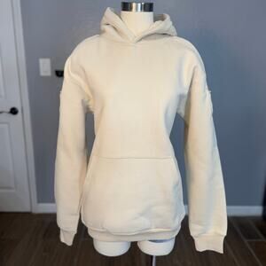 Comfrt Travel Essentials Hoodie, Bone, Small